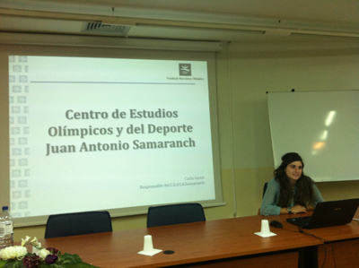 Carla Sariol, Centre d'Estudis Olímpic i de l'Esport Joan Antoni Samaranch