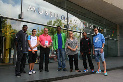 Steve Mullings, Ana Pinedo, José Luis de Carlos, Dayron Robles, Maite Fandos, Zersenay Tadese i Manuel Olmedo