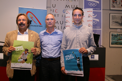 Presentació Torneig de Volei i Tennis Platja a Barcelona
